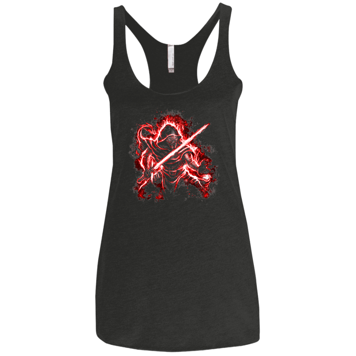 T-Shirts Vintage Black / X-Small Darkness (1) Women's Triblend Racerback Tank