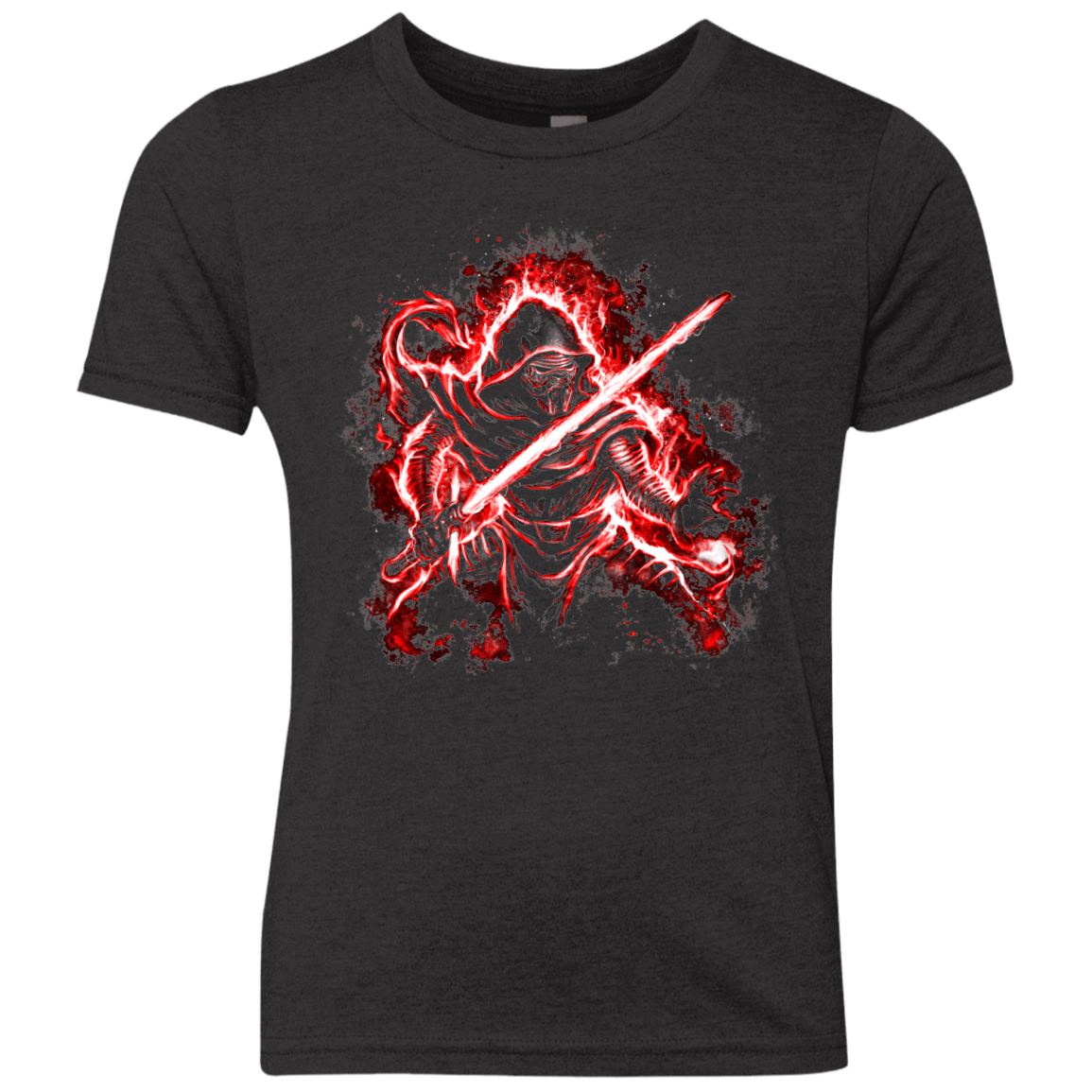 T-Shirts Vintage Black / YXS Darkness (1) Youth Triblend T-Shirt