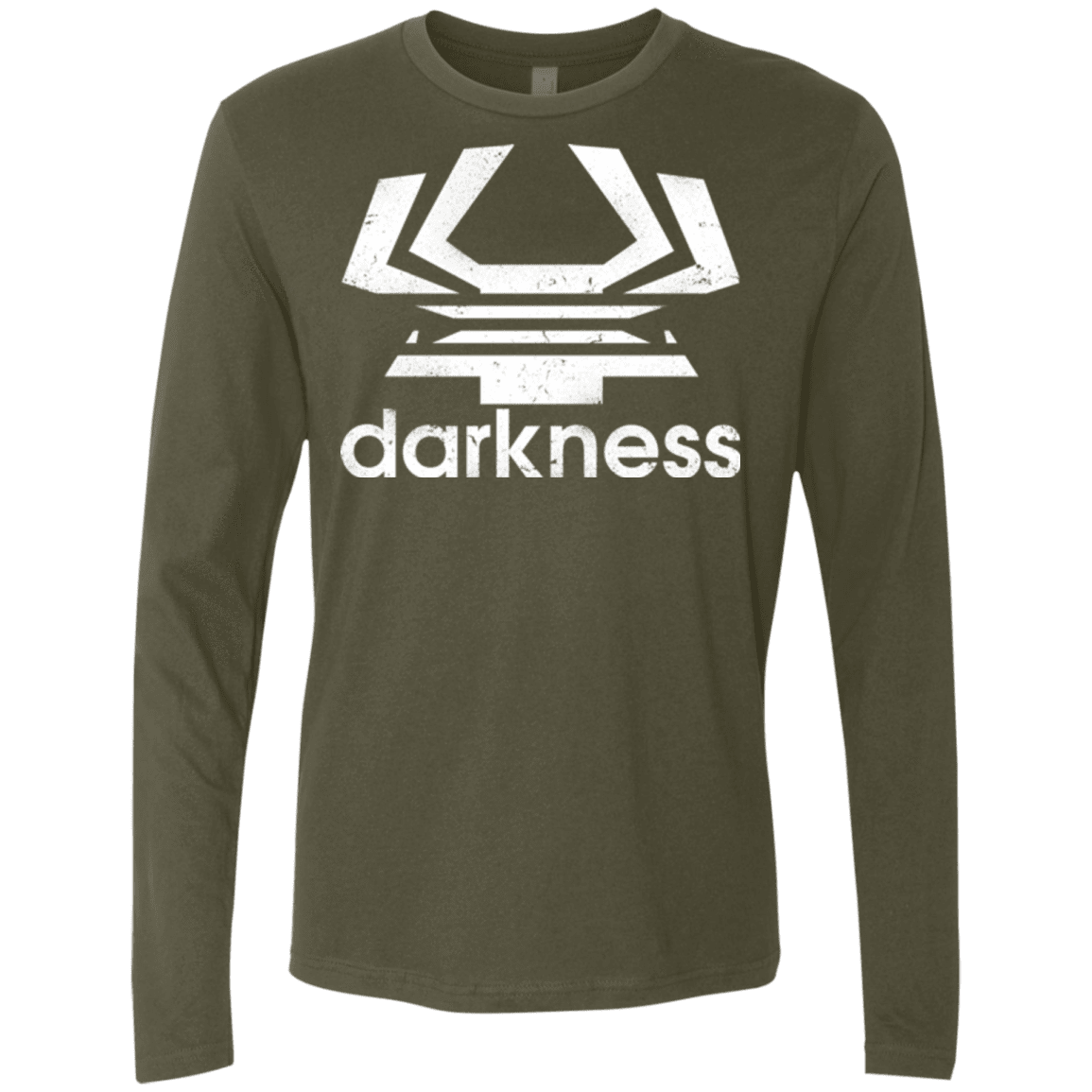 T-Shirts Military Green / Small Darkness (2) Men's Premium Long Sleeve