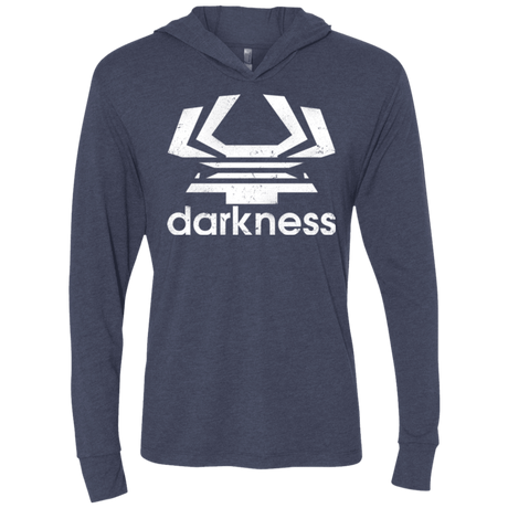 T-Shirts Vintage Navy / X-Small Darkness (2) Triblend Long Sleeve Hoodie Tee