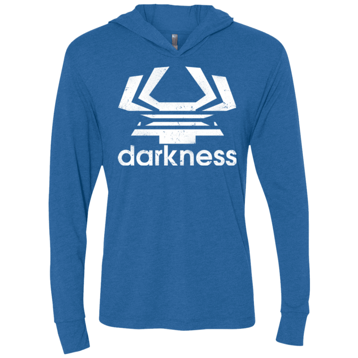 T-Shirts Vintage Royal / X-Small Darkness (2) Triblend Long Sleeve Hoodie Tee