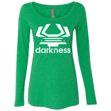 T-Shirts Envy / Small Darkness (2) Women's Triblend Long Sleeve Shirt