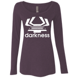 T-Shirts Vintage Purple / Small Darkness (2) Women's Triblend Long Sleeve Shirt
