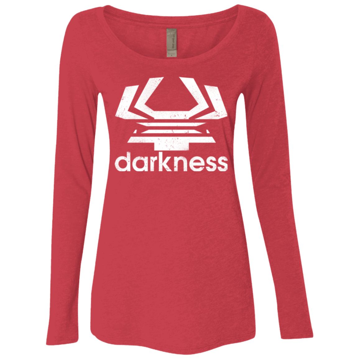 T-Shirts Vintage Red / Small Darkness (2) Women's Triblend Long Sleeve Shirt