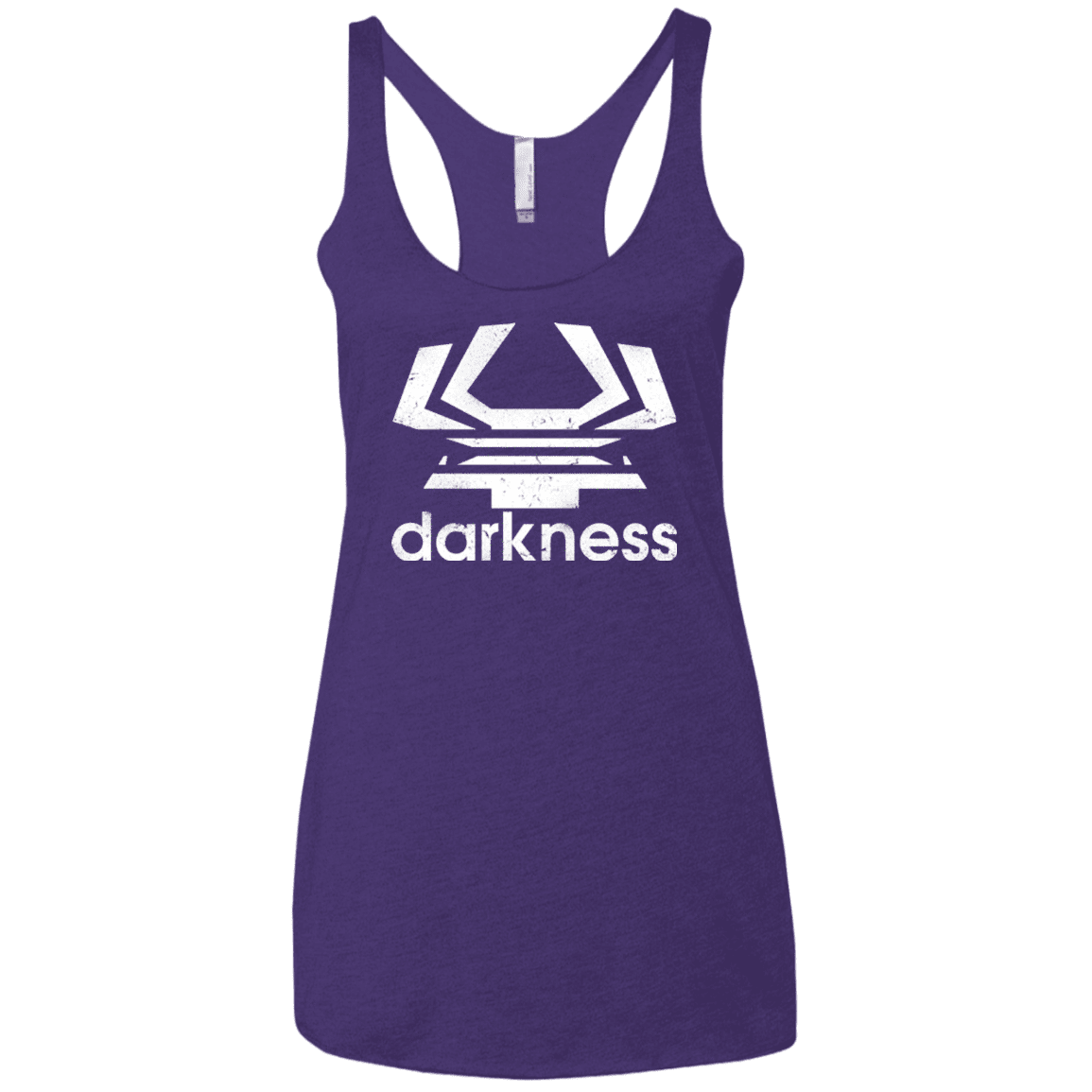 T-Shirts Purple / X-Small Darkness (2) Women's Triblend Racerback Tank