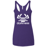 T-Shirts Purple / X-Small Darkness (2) Women's Triblend Racerback Tank