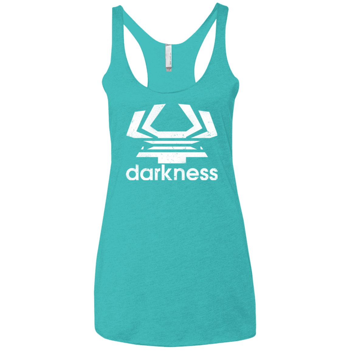 T-Shirts Tahiti Blue / X-Small Darkness (2) Women's Triblend Racerback Tank