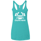 T-Shirts Tahiti Blue / X-Small Darkness (2) Women's Triblend Racerback Tank