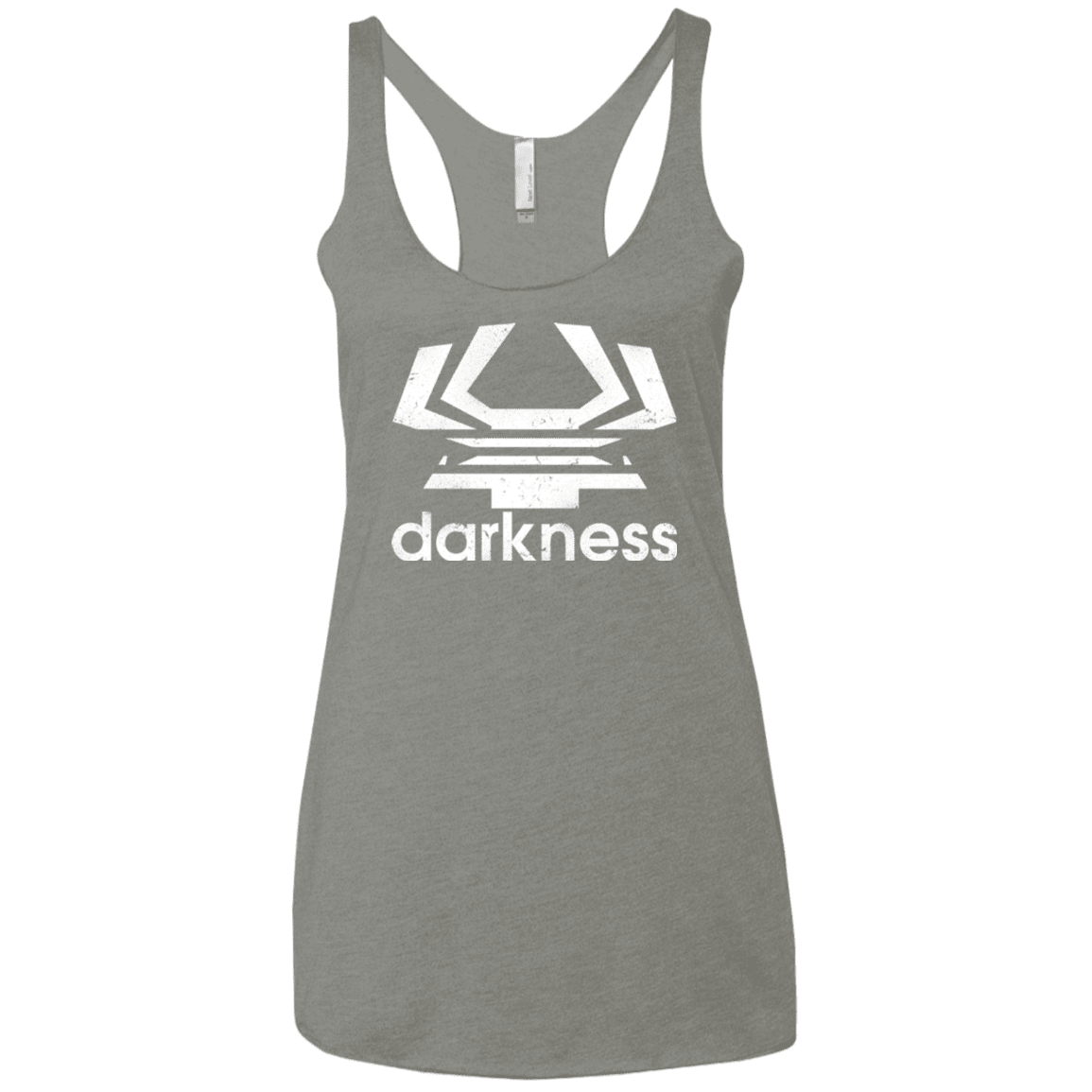 T-Shirts Venetian Grey / X-Small Darkness (2) Women's Triblend Racerback Tank