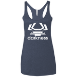 T-Shirts Vintage Navy / X-Small Darkness (2) Women's Triblend Racerback Tank