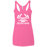 T-Shirts Vintage Pink / X-Small Darkness (2) Women's Triblend Racerback Tank