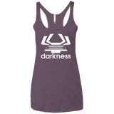 T-Shirts Vintage Purple / X-Small Darkness (2) Women's Triblend Racerback Tank