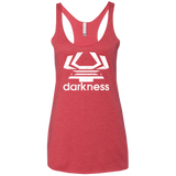 T-Shirts Vintage Red / X-Small Darkness (2) Women's Triblend Racerback Tank