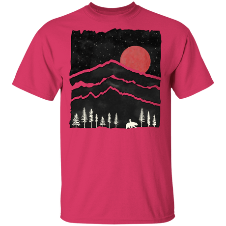 T-Shirts Heliconia / S Darkness Falls Bear Walk T-Shirt