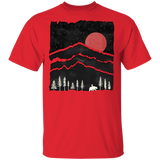 T-Shirts Red / S Darkness Falls Bear Walk T-Shirt