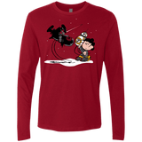 T-Shirts Cardinal / Small Darkness Falls Men's Premium Long Sleeve