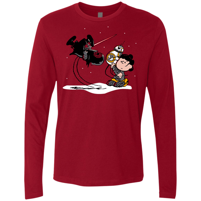 T-Shirts Cardinal / Small Darkness Falls Men's Premium Long Sleeve