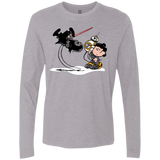 T-Shirts Heather Grey / Small Darkness Falls Men's Premium Long Sleeve