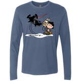 T-Shirts Indigo / Small Darkness Falls Men's Premium Long Sleeve