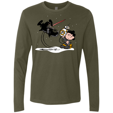T-Shirts Military Green / Small Darkness Falls Men's Premium Long Sleeve