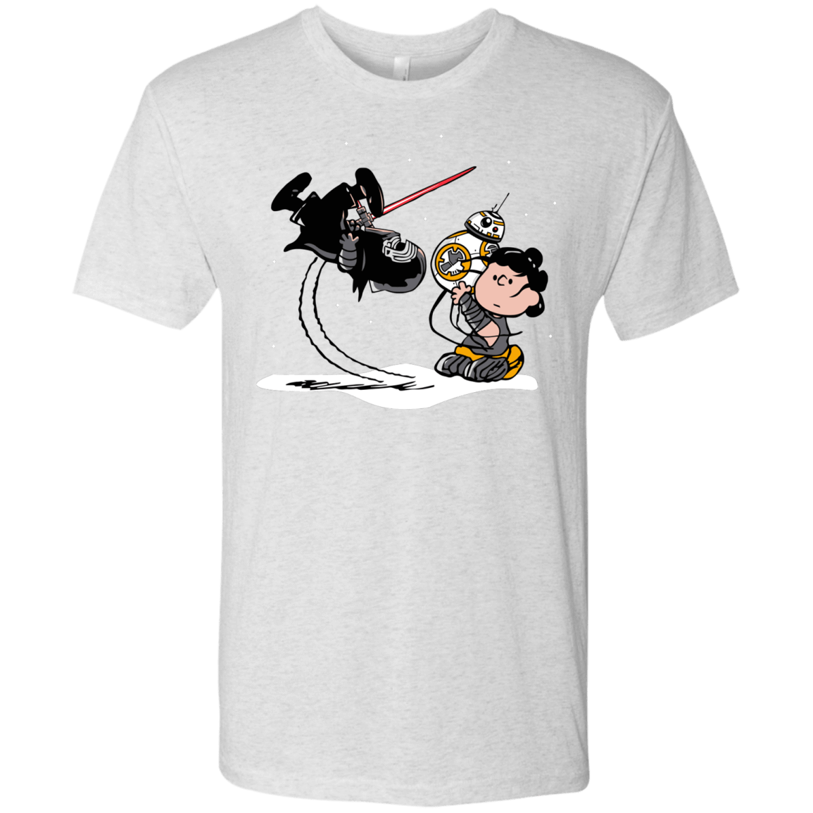 T-Shirts Heather White / Small Darkness Falls Men's Triblend T-Shirt