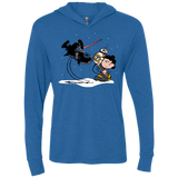 T-Shirts Vintage Royal / X-Small Darkness Falls Triblend Long Sleeve Hoodie Tee