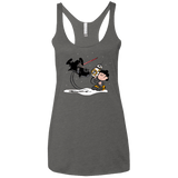 T-Shirts Premium Heather / X-Small Darkness Falls Women's Triblend Racerback Tank