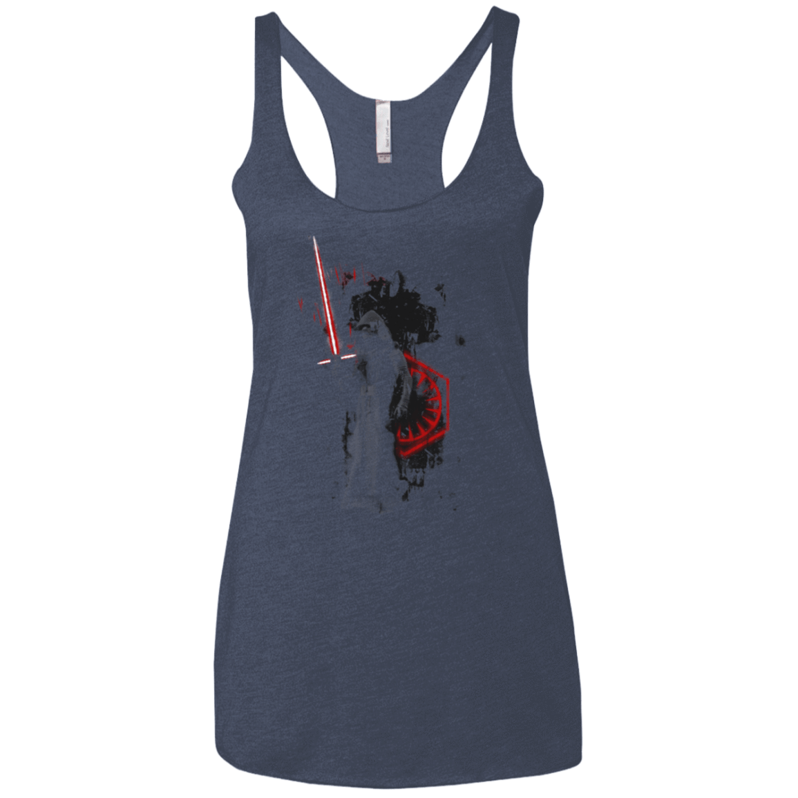 T-Shirts Vintage Navy / X-Small Darkness Women's Triblend Racerback Tank