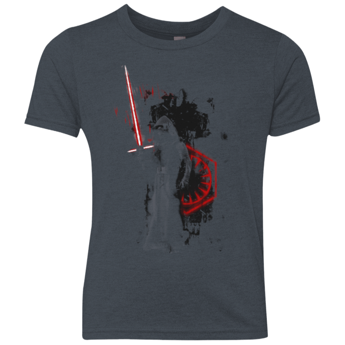 T-Shirts Vintage Navy / YXS Darkness Youth Triblend T-Shirt