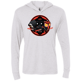 T-Shirts Heather White / X-Small Darkside (1) Triblend Long Sleeve Hoodie Tee