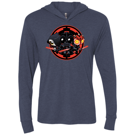 T-Shirts Vintage Navy / X-Small Darkside (1) Triblend Long Sleeve Hoodie Tee