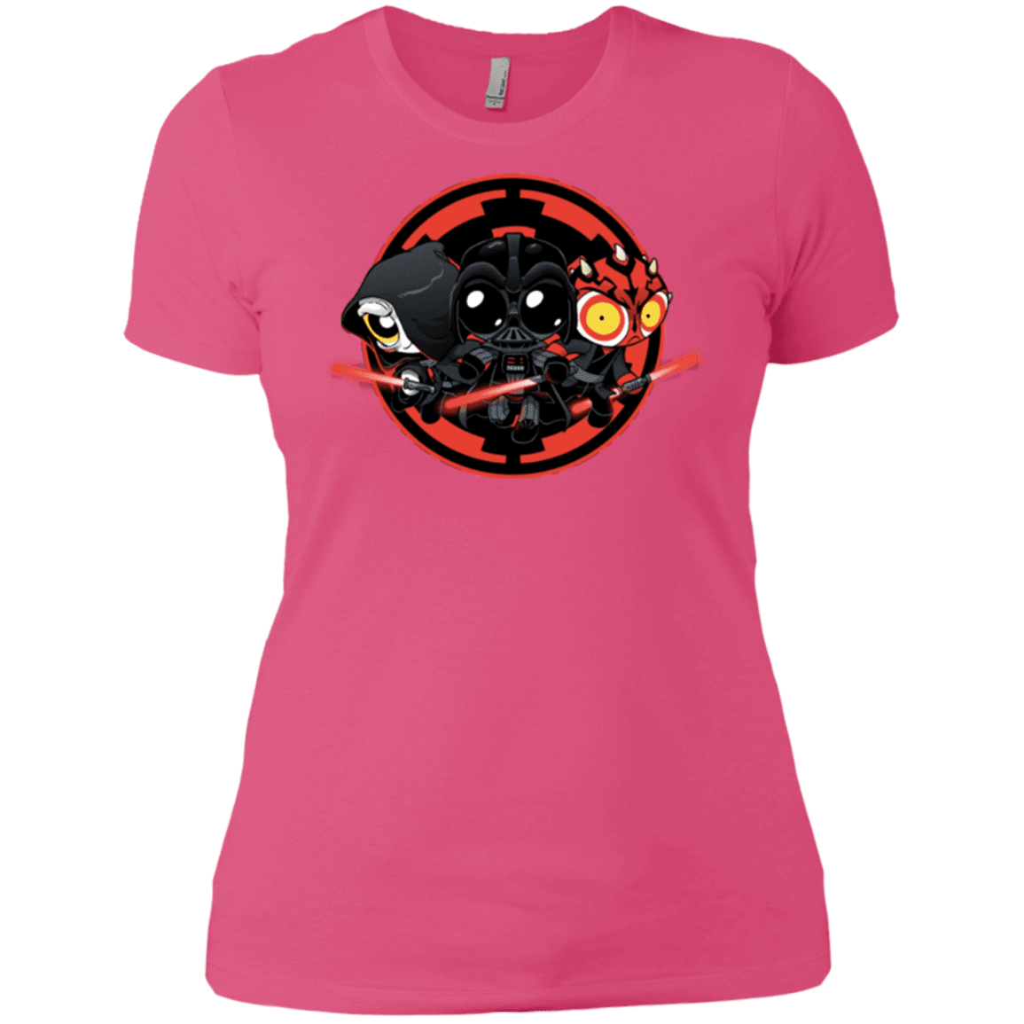 T-Shirts Hot Pink / X-Small Darkside (1) Women's Premium T-Shirt