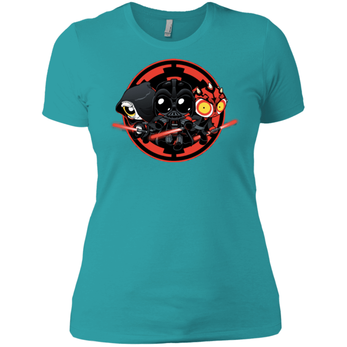 T-Shirts Tahiti Blue / X-Small Darkside (1) Women's Premium T-Shirt