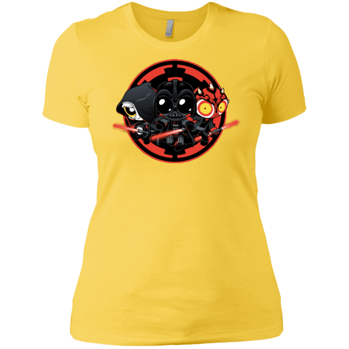 T-Shirts Vibrant Yellow / X-Small Darkside (1) Women's Premium T-Shirt