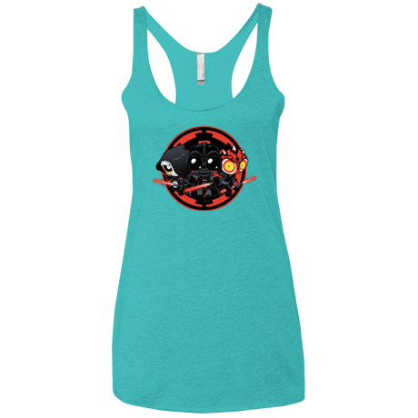 T-Shirts Tahiti Blue / X-Small Darkside (1) Women's Triblend Racerback Tank