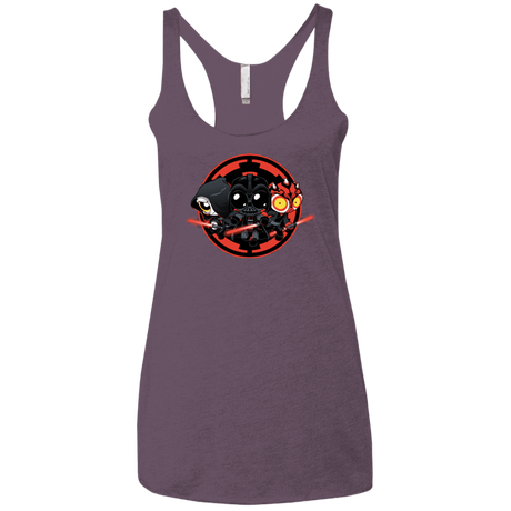 T-Shirts Vintage Purple / X-Small Darkside (1) Women's Triblend Racerback Tank