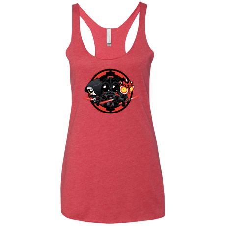 T-Shirts Vintage Red / X-Small Darkside (1) Women's Triblend Racerback Tank