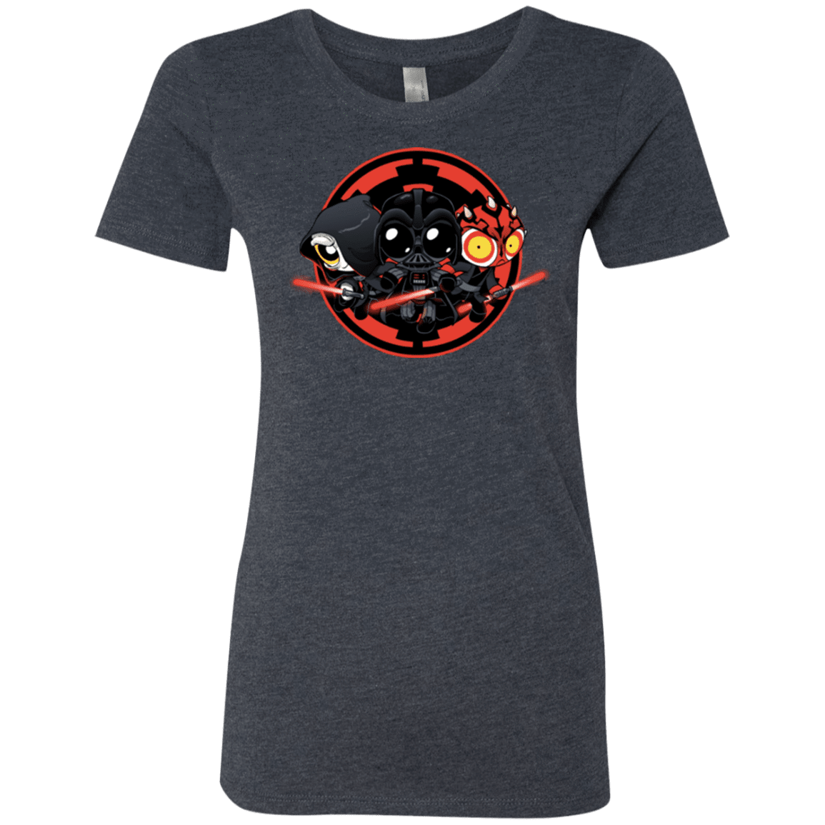 T-Shirts Vintage Navy / Small Darkside (1) Women's Triblend T-Shirt