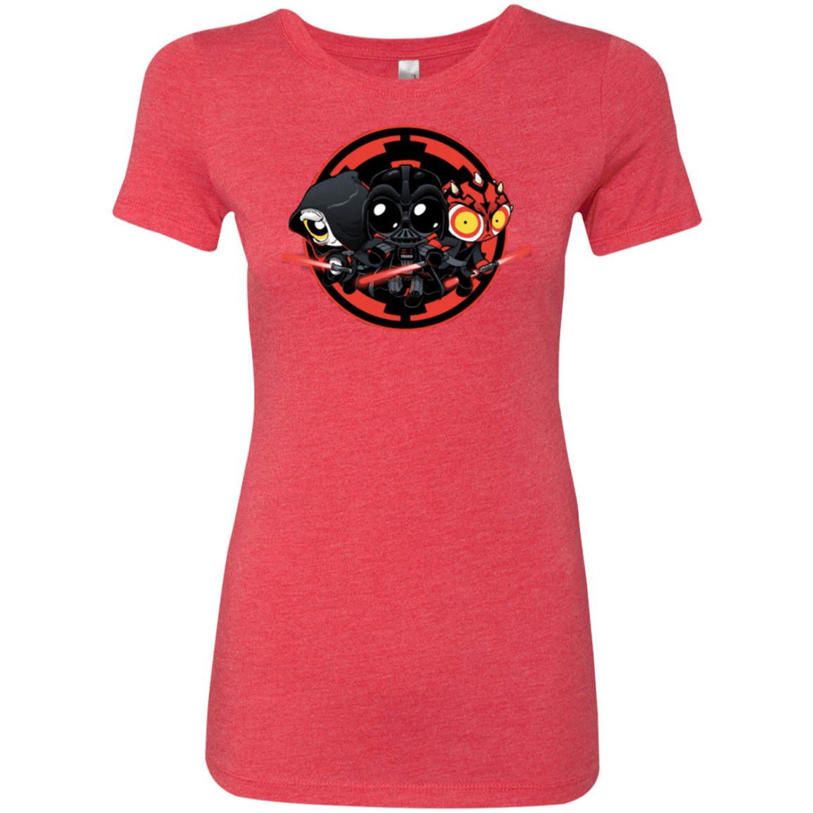 T-Shirts Vintage Red / Small Darkside (1) Women's Triblend T-Shirt