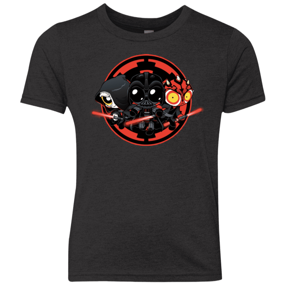 T-Shirts Vintage Black / YXS Darkside (1) Youth Triblend T-Shirt