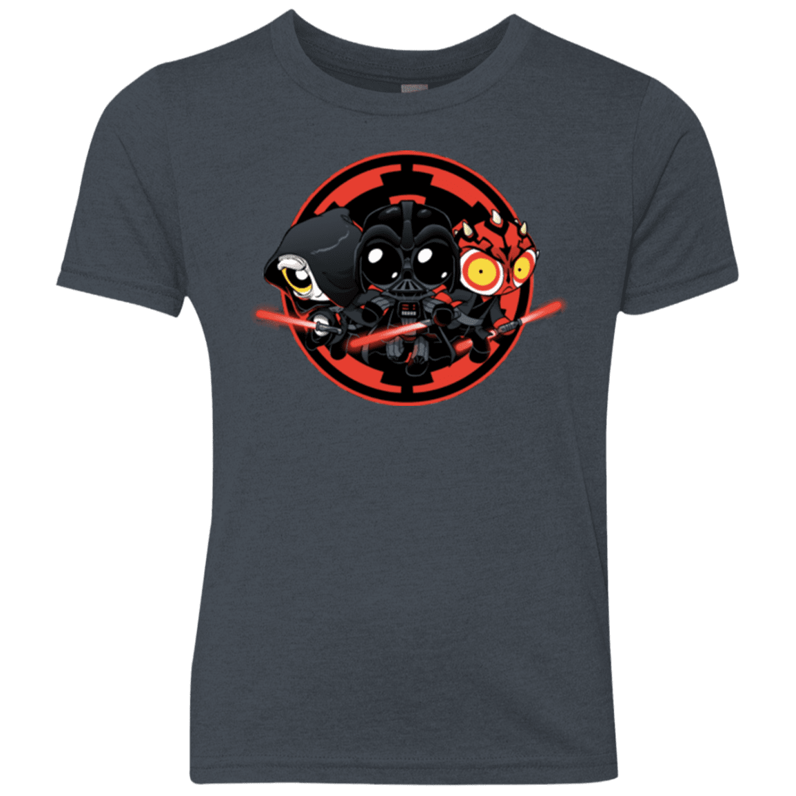 T-Shirts Vintage Navy / YXS Darkside (1) Youth Triblend T-Shirt