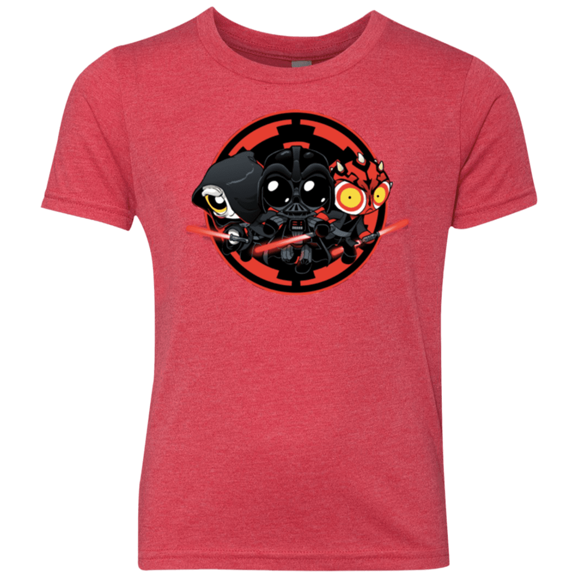 T-Shirts Vintage Red / YXS Darkside (1) Youth Triblend T-Shirt