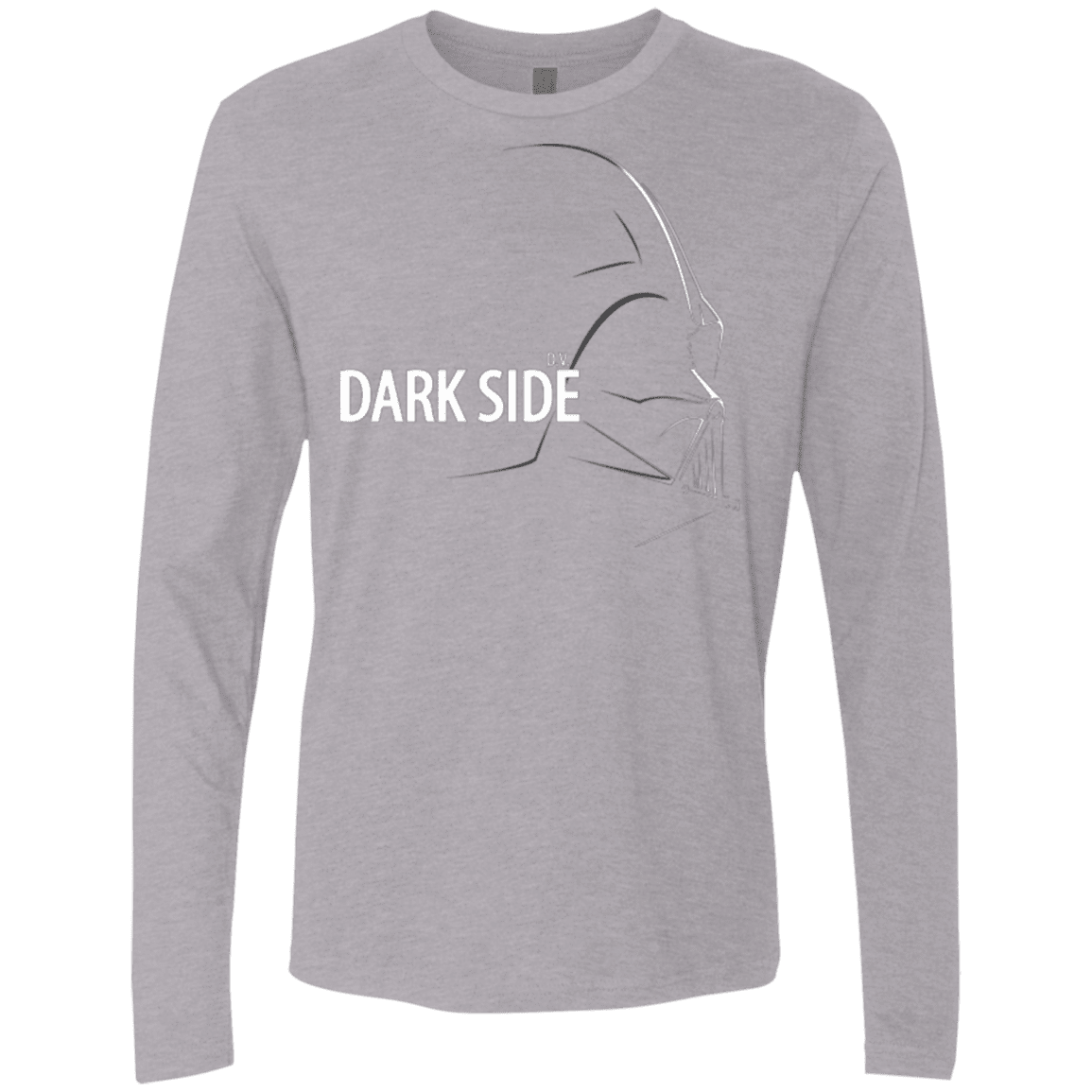 T-Shirts Heather Grey / Small DARKSIDE Men's Premium Long Sleeve