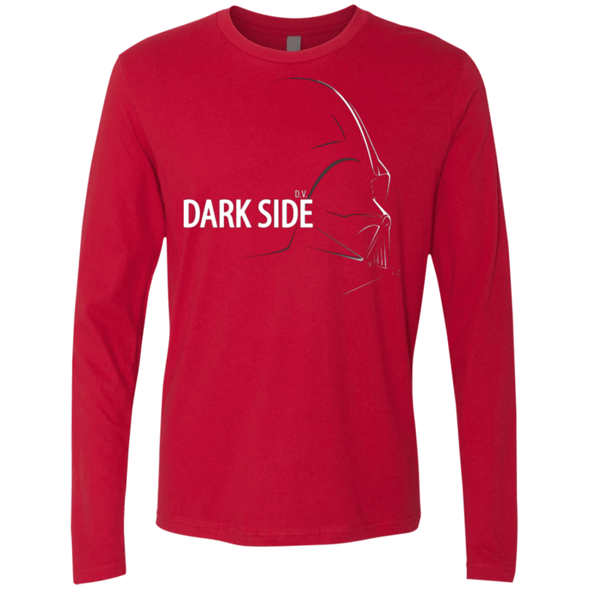 T-Shirts Red / Small DARKSIDE Men's Premium Long Sleeve