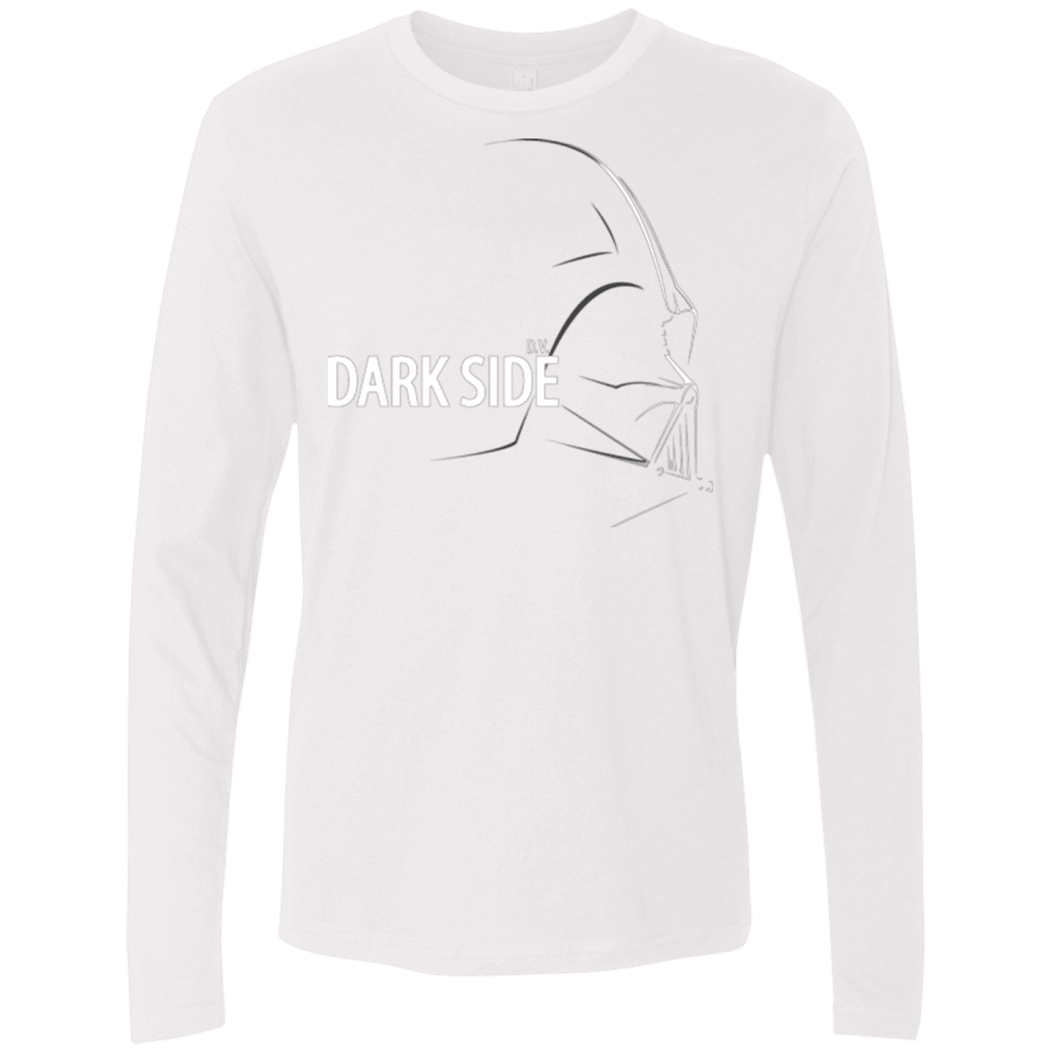 T-Shirts White / Small DARKSIDE Men's Premium Long Sleeve