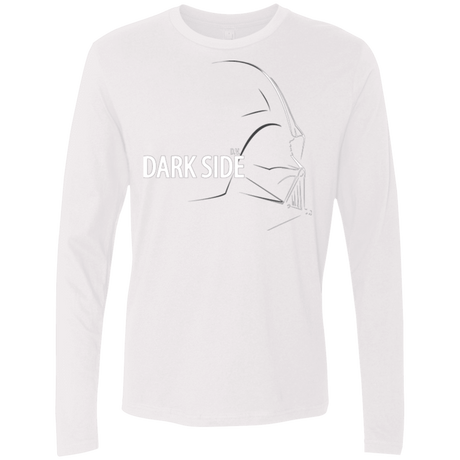 T-Shirts White / Small DARKSIDE Men's Premium Long Sleeve
