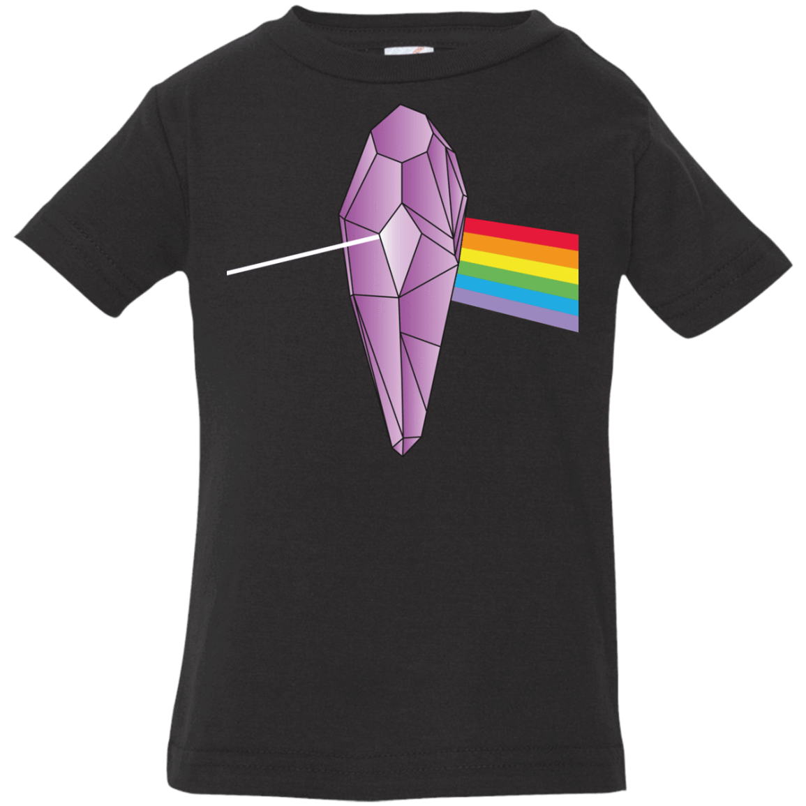 T-Shirts Black / 6 Months Darkside Of The Crystal Infant Premium T-Shirt