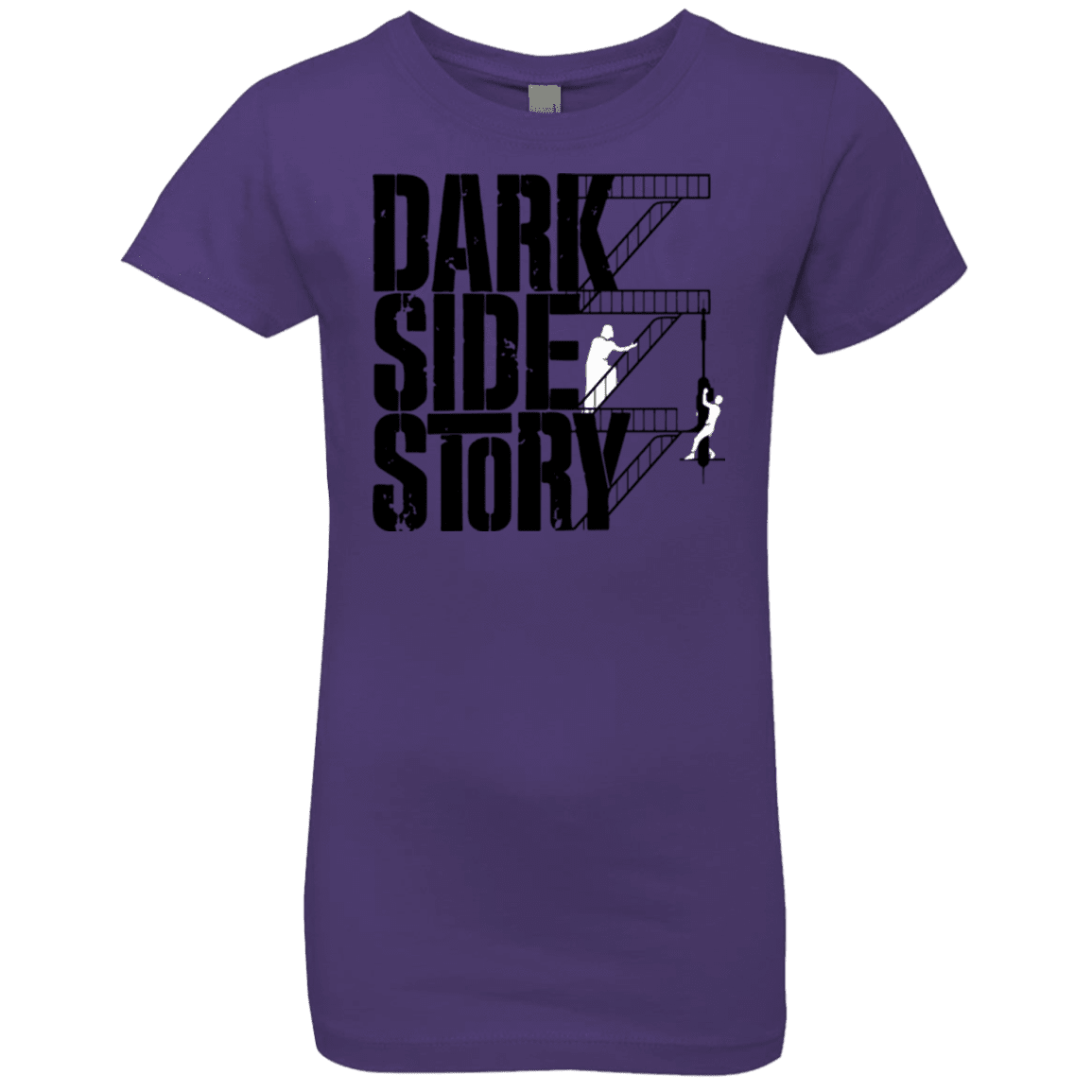 T-Shirts Purple Rush / YXS DARKSIDE STORY Girls Premium T-Shirt