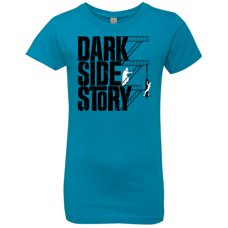 T-Shirts Turquoise / YXS DARKSIDE STORY Girls Premium T-Shirt