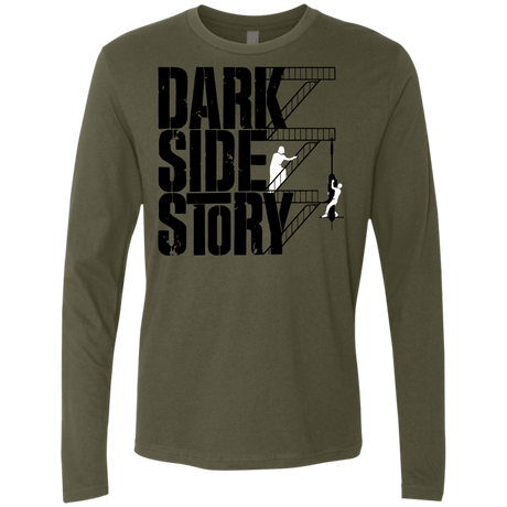T-Shirts Military Green / Small DARKSIDE STORY Men's Premium Long Sleeve